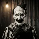 AI Character Art the clown