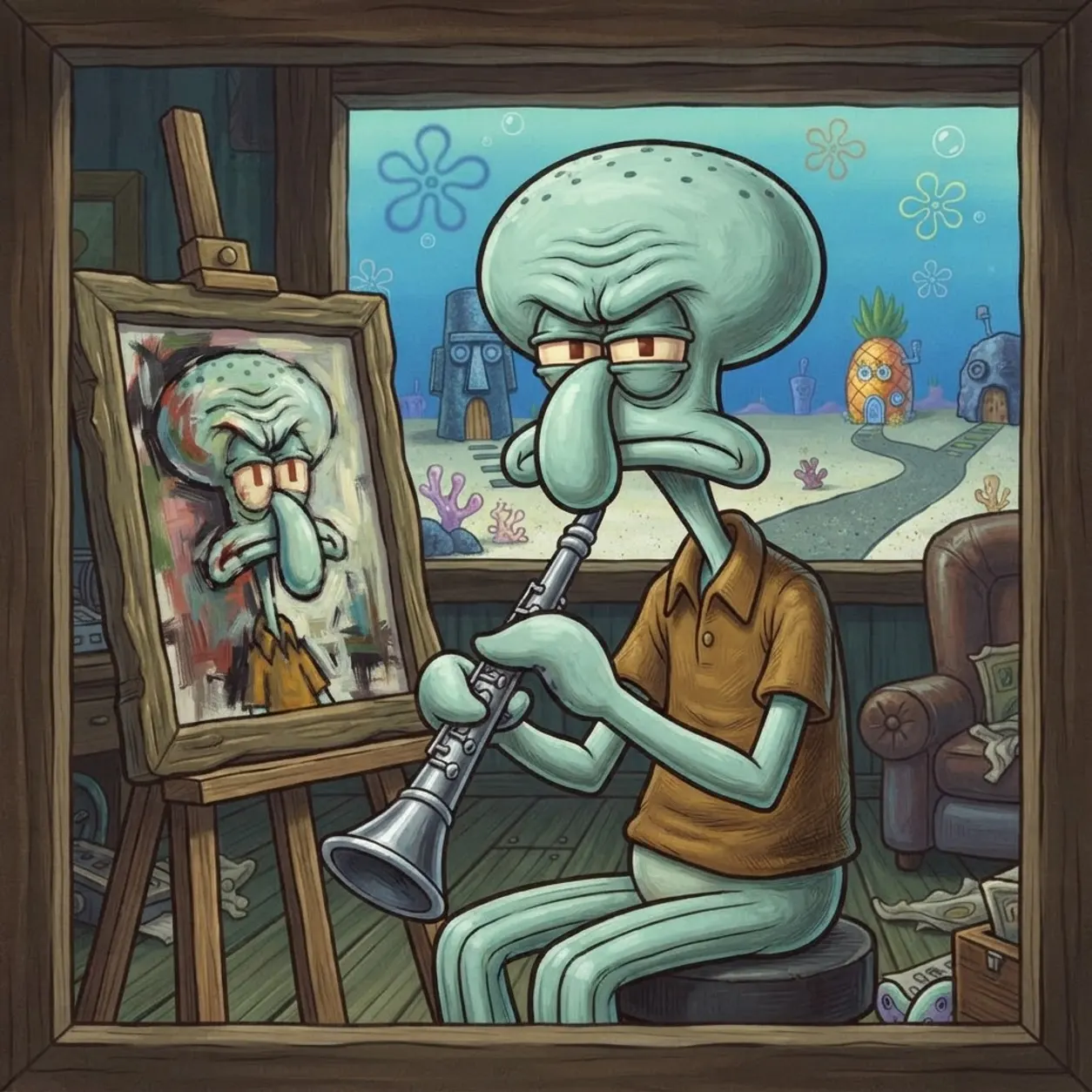 AI Character Squidward