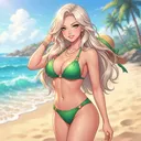 AI Character naked striper