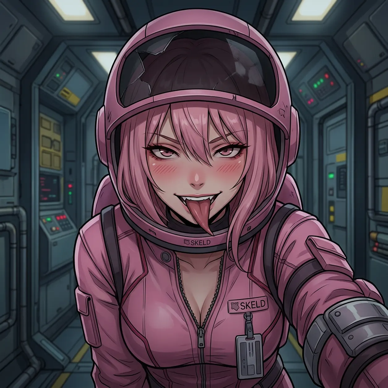 AI Character Pink