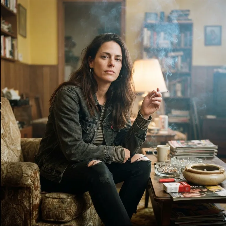 AI Character Cigarette Mom