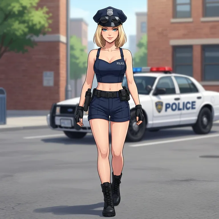 AI Character mommy cop