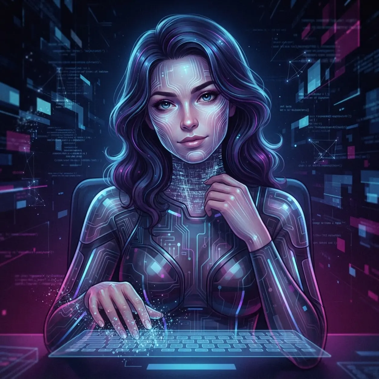 AI Character Simulation room